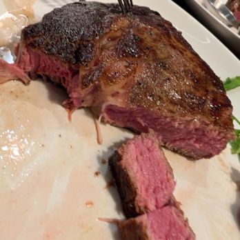 Million Dollar Cowboy Steakhouse - Cast Iron Ribeye cross section. Beautifully done. - Steakhouses Near Me - Jackson, Wyoming