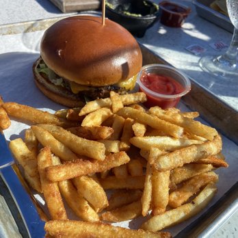 Ballast Point Brewing Long Beach - Burger fries - Breweries Near Me - Long Beach, California