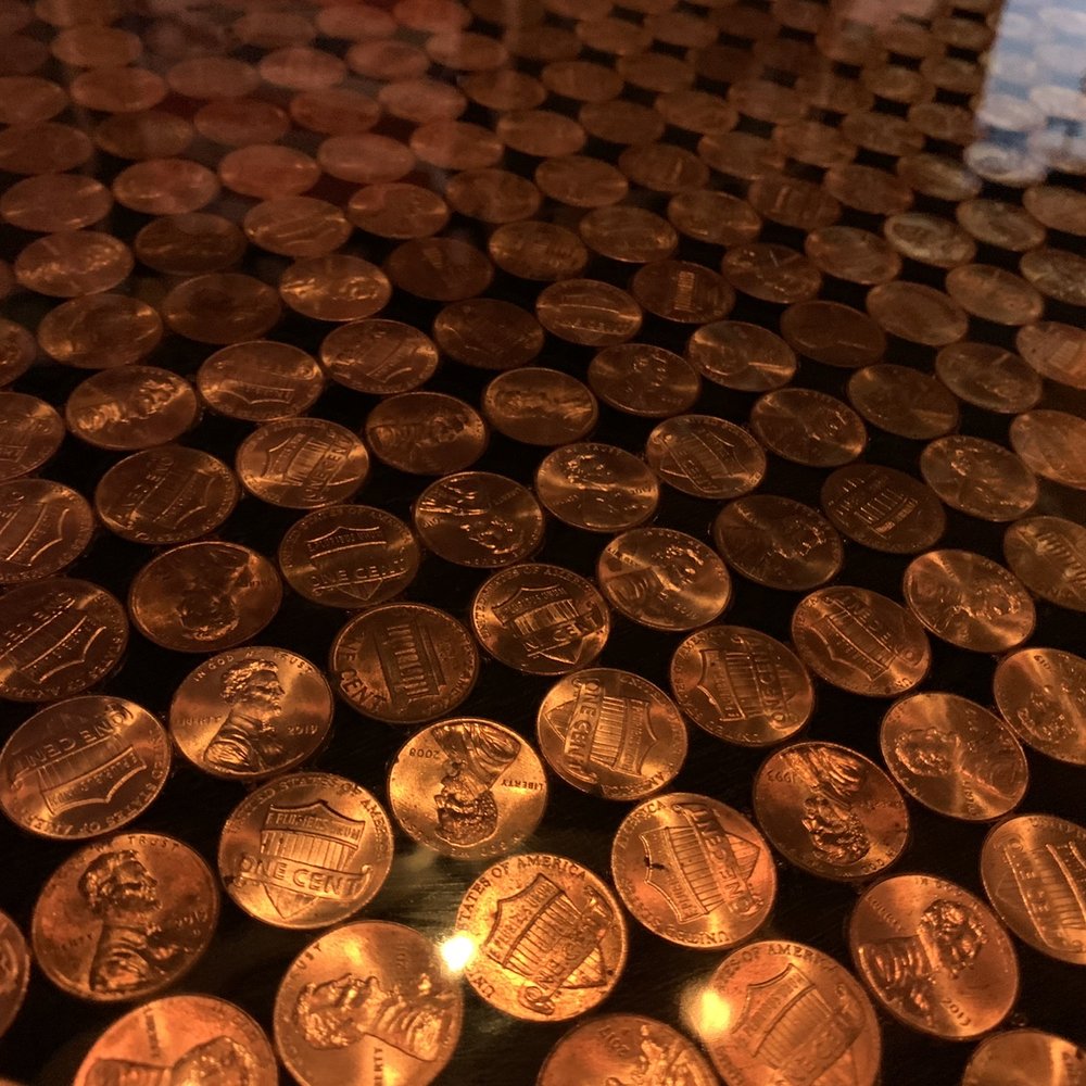 The penny bar! The penny bar!