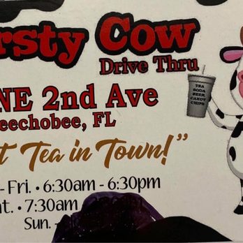 Thirsty Cow Drive Thru - Saturday 9-630 Sunday 9-530 - Convenience Stores Near Me - Okeechobee, Florida Thirsty Cow Drive Thru - Saturday 9-630 Sunday 9-530 - Convenience Stores Near Me - Okeechobee, Florida