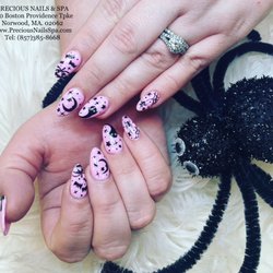 Precious Nails & Spa - Halloween Nail Designs @ PRECIOUS NAILS & SPA 500 Boston Providence Tpke. Norwood, MA. 02062 www.PreciousNailsSpa.com Tel: (857)385-8668