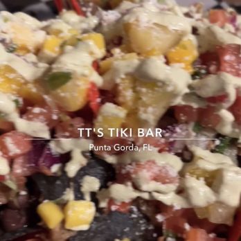 TT's Tiki Bar - Mojo Pork Nachos - Tiki Bars Near Me - Punta Gorda, Florida TT's Tiki Bar - Mojo Pork Nachos - Tiki Bars Near Me - Punta Gorda, Florida