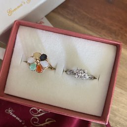 Jade ring and bridal ring...exquisite and professionally handled Thank you Jade ring and bridal ring...exquisite and professionally handled Thank you