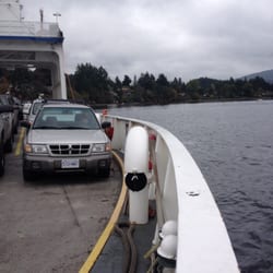 BC Ferries - Live and learn or go to the BC ferries web site for Saltspring schedules! They don't let the public on dangerous cargo sailings