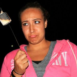 Oh-No...... I burnt my marshmallow. :( :(