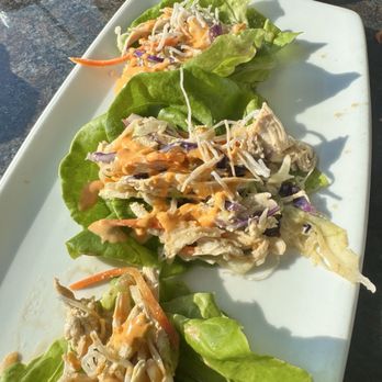 Lighthouse Restaurant - Thai chicken wrap, sorry took a bite before picture - Seafood Near Me - Cedar Lake, Indiana Lighthouse Restaurant - Thai chicken wrap, sorry took a bite before picture - Seafood Near Me - Cedar Lake, Indiana