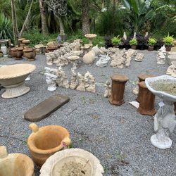 Bird baths, etc.
