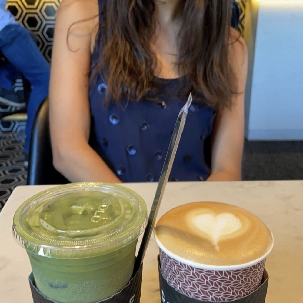 For Five Coffee Roasters - Matcha Latte, Latte (so cute they made a little heart for my mom's birthday) - Coffee Roasteries Near Me - Manhasset, New York For Five Coffee Roasters - Matcha Latte, Latte (so cute they made a little heart for my mom's birthday) - Coffee Roasteries Near Me - Manhasset, New York