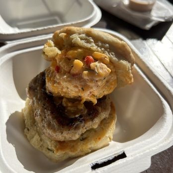 Bomb Biscuit - The Pimento Chick - Breakfast & Brunch Near Me - Atlanta, Georgia
