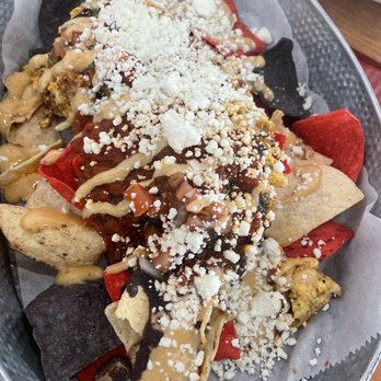 Untoasted - Chorizo nachos. Wasn't impressed. - Breakfast & Brunch Near Me - Hallandale Beach, Florida