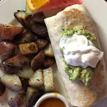 Deetjens Big Sur Inn - Breakfast Burrito with Potatoes - Hotels Near Me - Big Sur, California