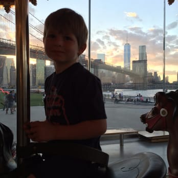 Jane's Carousel - Seriously, is this real? Nothing better than a sunset solo carousel ride. - Carousels Near Me - Brooklyn, New York