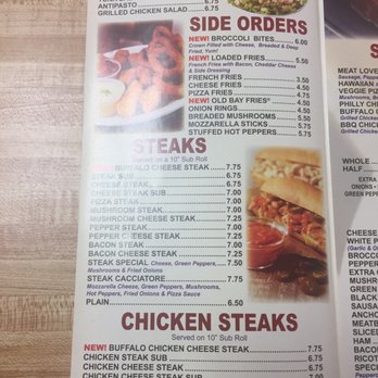 Angelo's Pizza - Menu 1 - Sandwiches Near Me - Williamstown, New Jersey
