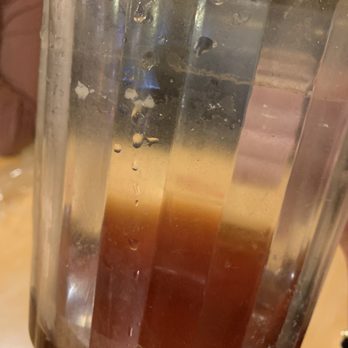 Flaming Grill Buffet - Dried/stuck on food INSIDE pitcher and ring of grime inside. - Seafood Near Me - Oxon Hill, Maryland