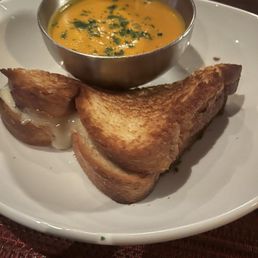 Organic Tomato Bisque & Grilled Cheese Organic Tomato Bisque & Grilled Cheese