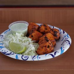 NYC Street Food - Chicken tikka cooked in clay oven