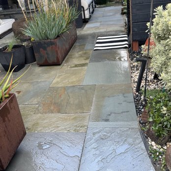 Greener Bay Construction - Back patio extended two feet reusing existing pavers, no spacing on cement sand - Masonry/Concrete Near Me - San Francisco, California Greener Bay Construction - Back patio extended two feet reusing existing pavers, no spacing on cement sand - Masonry/Concrete Near Me - San Francisco, California