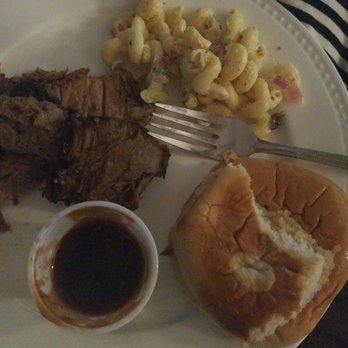 Zombie Pig BBQ - Beef brisket and delicious pasta salad - Barbeque Near Me - Columbus, Georgia