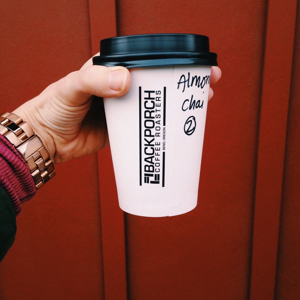 Backporch Coffee Roasters - the usual: dirty chai w/ almond milk. - Coffee & Tea Near Me - Bend, Oregon