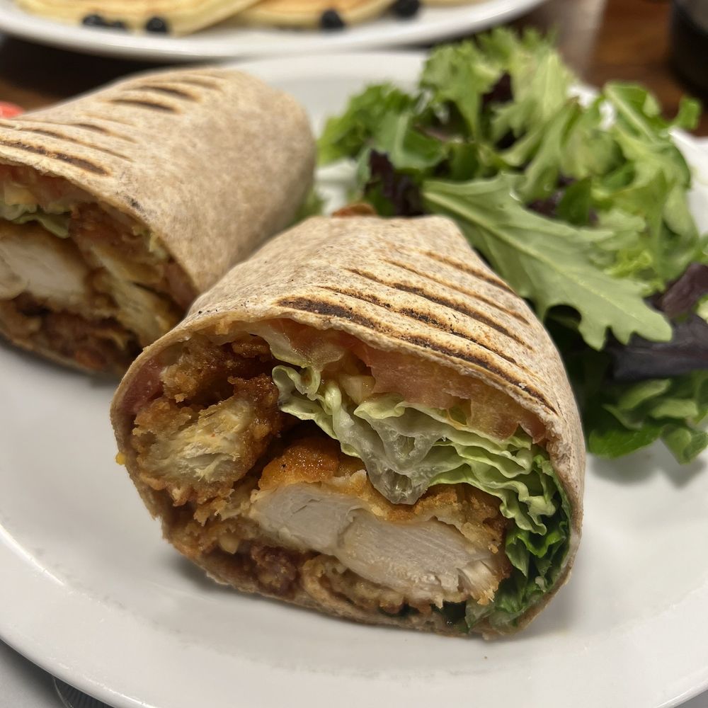 Turning Point - Nashville Hot Honey Chicken Wrap - Breakfast & Brunch Near Me - Manalapan, New Jersey Turning Point - Nashville Hot Honey Chicken Wrap - Breakfast & Brunch Near Me - Manalapan, New Jersey