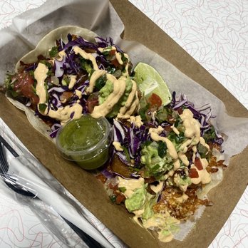 911 Taco Bar Shop - Two fried shrimp tacos approximately $10 - Tacos Near Me - Las Vegas, Nevada 911 Taco Bar Shop - Two fried shrimp tacos approximately $10 - Tacos Near Me - Las Vegas, Nevada