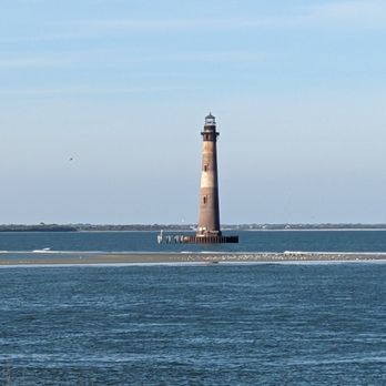 Morris Island Lighthouse - Morris Island Lighthouse from Folly Beach - Landmarks & Historical Buildings Near Me - Folly Beach, South Carolina Morris Island Lighthouse - Morris Island Lighthouse from Folly Beach - Landmarks & Historical Buildings Near Me - Folly Beach, South Carolina
