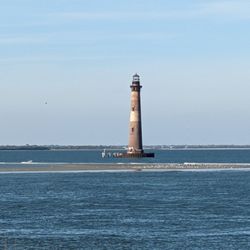 Morris Island Lighthouse - Morris Island Lighthouse from Folly Beach