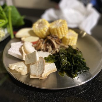 9292 Shabu - Corn, mushrooms, seaweed, and potatoes. - Korean Near Me - Duluth, Georgia