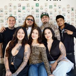 Tattoo's Tattoo Shop team photo- experienced tattoo artists, clean studio, and friendly staff serving quality tattoos in the South Bay
