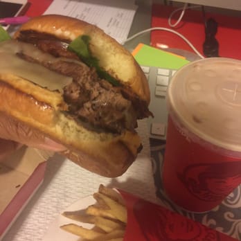 Wendy's - Bacon Mozzerella Burger, Med Fry, Med Chocolate Frosty - Fast Food Near Me - Fairview Heights, Illinois Wendy's - Bacon Mozzerella Burger, Med Fry, Med Chocolate Frosty - Fast Food Near Me - Fairview Heights, Illinois