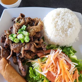 Simply Pho - No 21, grilled pork w egg roo, rice and salad - Vietnamese Near Me - Lake Forest, California Simply Pho - No 21, grilled pork w egg roo, rice and salad - Vietnamese Near Me - Lake Forest, California