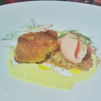 Sushi Pop - Fennel Cake with Blood Orange Sorbet,  Delightful! ! - Sushi Bars Near Me - Oviedo, Florida