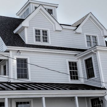 Mastercraft Roofing Siding Windows - Direct Ocean front in Scituate MA only considered Hardie Plank Siding and Standing Seam Aluminum Roof. We are very proud of our team on this - Roofing Near Me - Hingham, Massachusetts