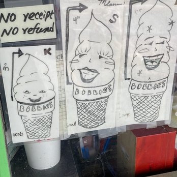 Bobbie's Dairy Dip - Fun art at the window - Ice Cream & Frozen Yogurt Near Me - Nashville, Tennessee