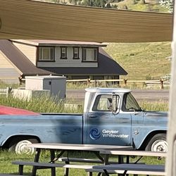 The pickup truck in the front!