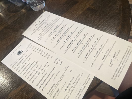 Menu photo 5 Longship Cellars Richland, WA