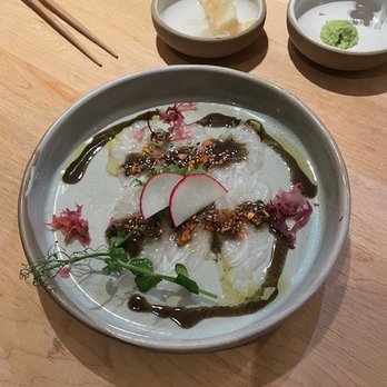 Katami - Madai Carpaccio - Sushi Bars Near Me - Houston, Texas