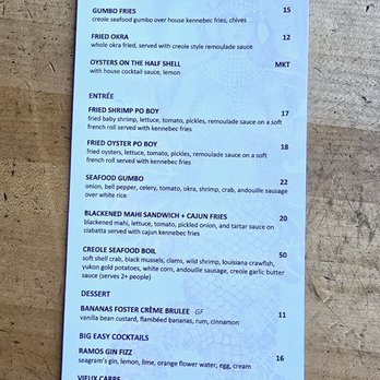 Roe Seafood Restaurant - Menu - Seafood Near Me - Long Beach, California