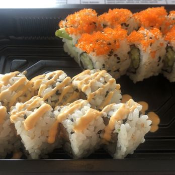 Kombu Sushi Ramen - Spicy Salmon Roll & Arizona Roll - Sushi Bars Near Me - Winter Park, Florida Kombu Sushi Ramen - Spicy Salmon Roll & Arizona Roll - Sushi Bars Near Me - Winter Park, Florida