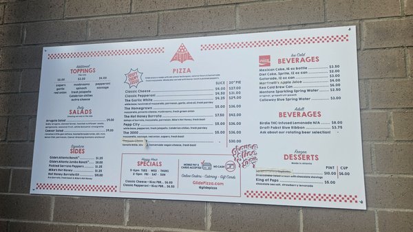 Menu photo 1 Glide Pizza Atlanta, GA