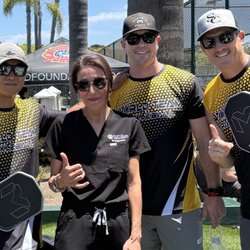 Salma Aziz, DPM - Foot and Ankle Specialty Group - Proud to support our local heroes! Dr. Aziz was honored to sponsor our firefighters at the TTC Pickleball Event. Thank you to the men and wo