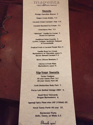 Menu photo 7 Magenta Restaurant & Snug Bar Corvallis, OR Menu photo 7 Magenta Restaurant & Snug Bar Corvallis, OR