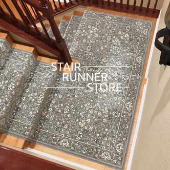 The Stair Runner Store - Two L shaped custom stair runner landings by The Stair Runner Store - Carpeting Near Me - Oxford, Connecticut The Stair Runner Store - Two L shaped custom stair runner landings by The Stair Runner Store - Carpeting Near Me - Oxford, Connecticut