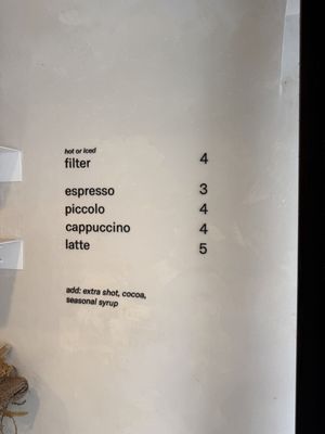 Menu photo 2 The Coffee Movement San Francisco, CA Menu photo 2 The Coffee Movement San Francisco, CA