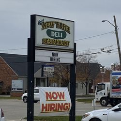 New York Deli Restaurant - Sign