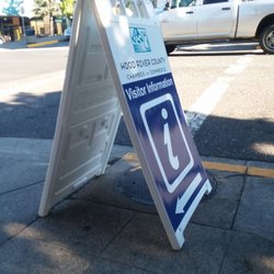 Visit Hood River - Right on the corner of 1st st and Oak