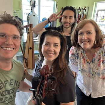 Keller Strings Violin Shop - With the staff at Keller Stings the day I purchased my cello - Musical Instruments & Teachers Near Me - New Orleans, Louisiana