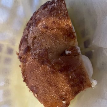 Bagel Street Cafe - Cinnamon crunch bagel with cream cheese - Bagels Near Me - Walnut Creek, California