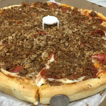 Fiesta Pizza and Chicken - Large pepperoni and sausage. - Pizza Near Me - Akron, Ohio Fiesta Pizza and Chicken - Large pepperoni and sausage. - Pizza Near Me - Akron, Ohio