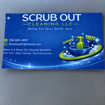 Scrub Out Cleaning - My contact information - Home Cleaning Near Me - Madison, Alabama Scrub Out Cleaning - My contact information - Home Cleaning Near Me - Madison, Alabama